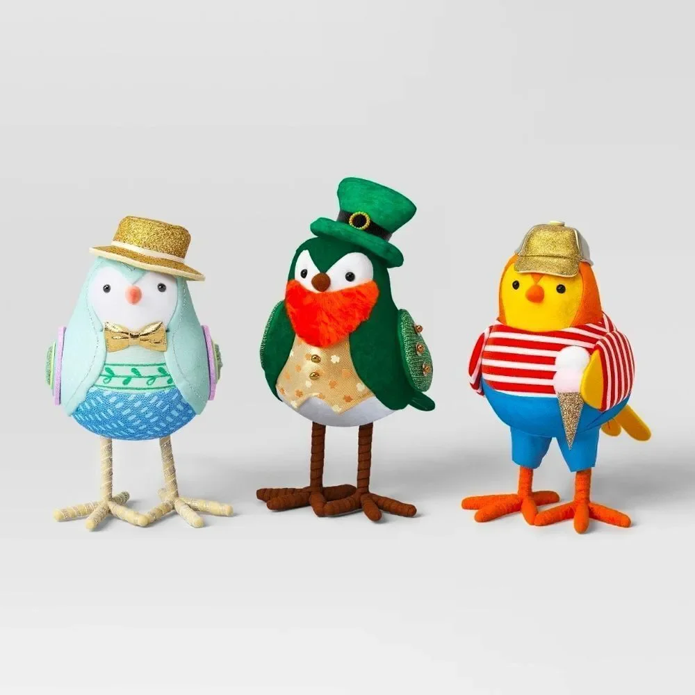 New! 2025 Ltd Edn Target Wondershop Featherly Friends REUNION Anniversary Birds